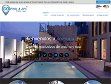 Tablet Screenshot of gopoolspa.com